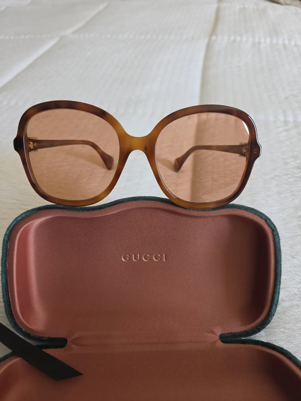 Gucci Women’s Oversized Brown Gradient Sunglasses